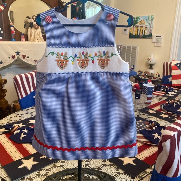 Remember Nguyen Smocked Toddler Girls Dress size 4T - Picture 5 of 16